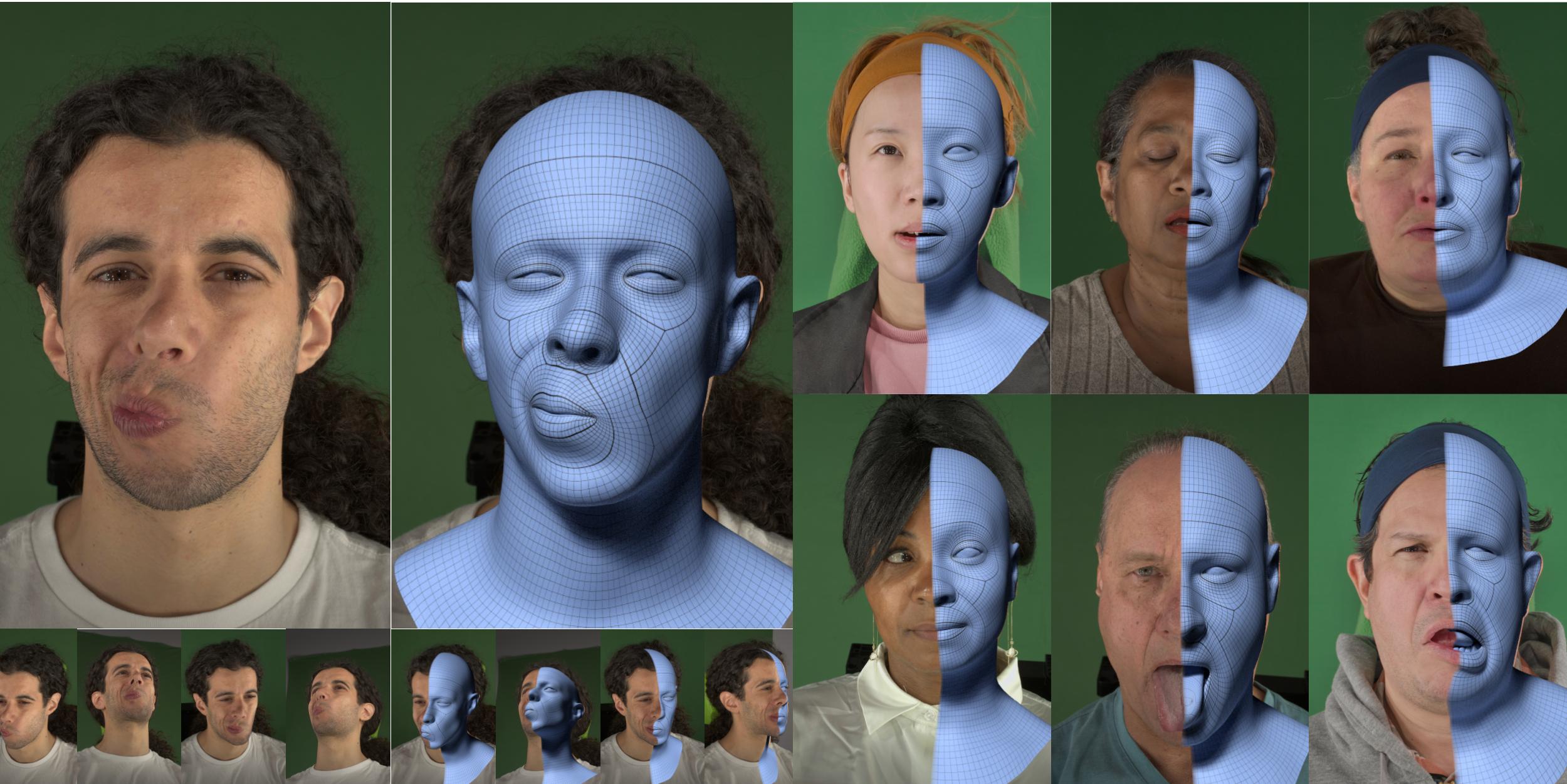 Topologically Consistent Multi-view 3D Head Reconstruction via Coarse-Guided Layered Surface Sampling